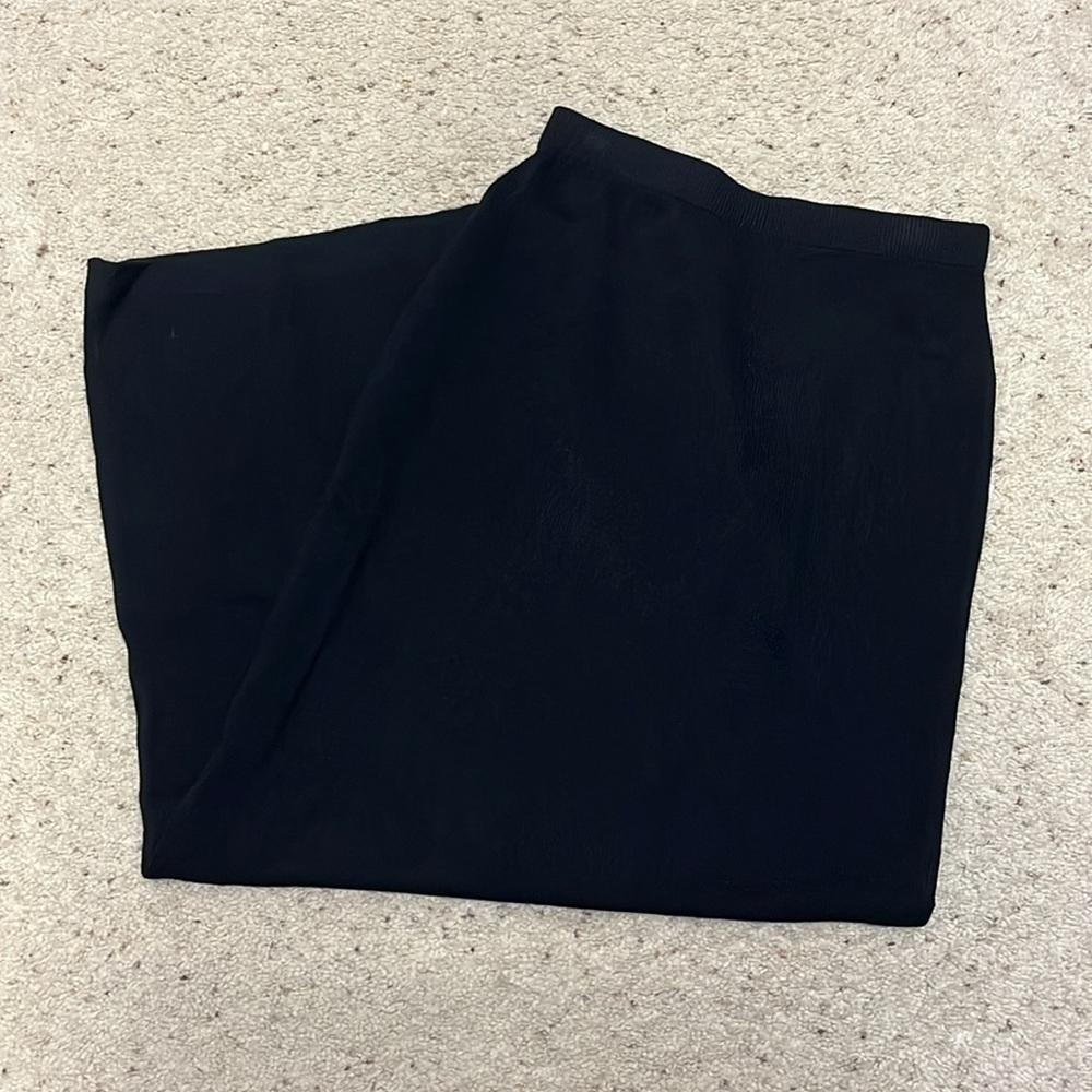 St. John Basics Long Maxi Black Skirt Size 6 - Picture 11 of 11